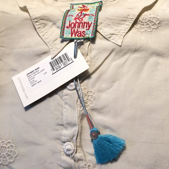 NWT! Johnny Was Antik Lace Collared - Picture 2 of 2